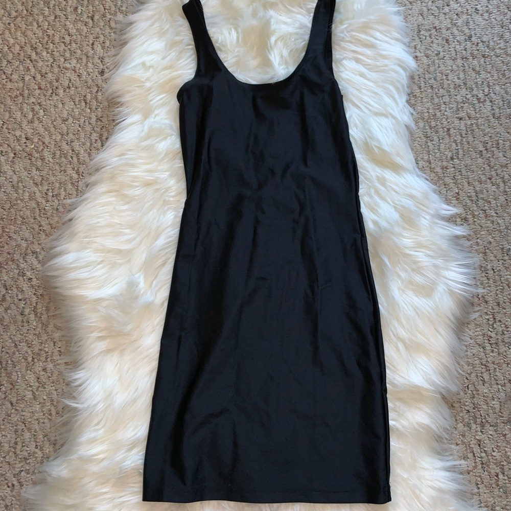 Forever 21 Spandex Black Mini Dress